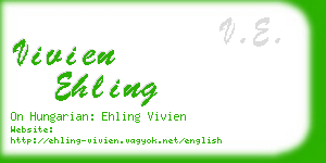 vivien ehling business card